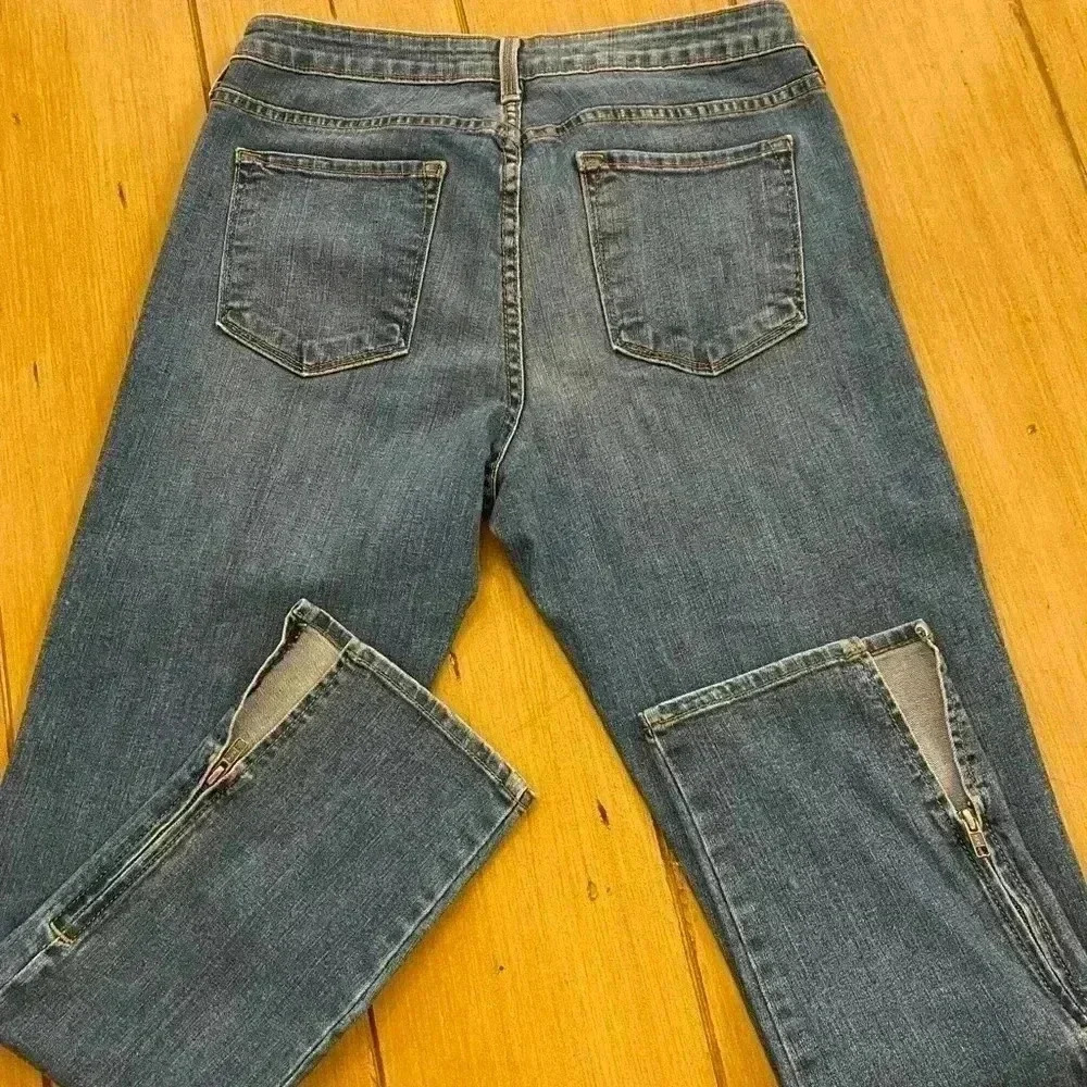 Womens Mid Rise Zipper Ankle Bottom Jean size 29 William B - Picture 10 of 11